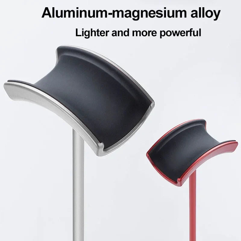 Aluminum Headphone Stand & Non-Slip Headset Holder | Desk Organizer Headphone Stand Qme