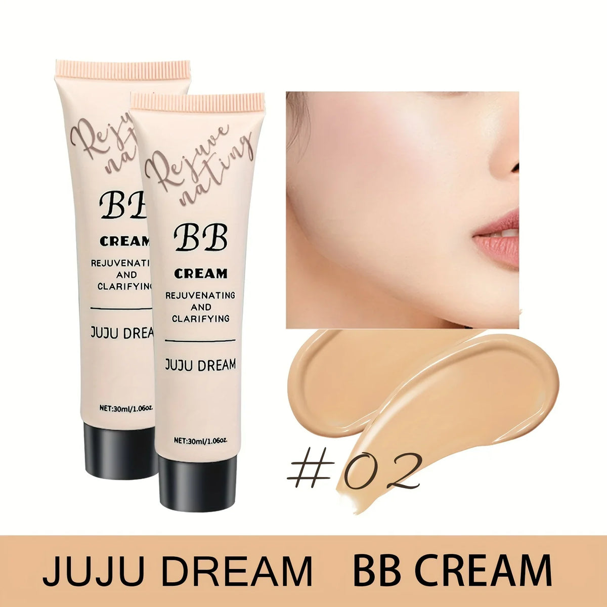 Korean BB Cream Natural Concealer – Moisturizing & Nourishing BB Cream Concealer Qme 02