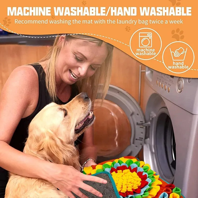 Dog Snuffle Mat – Portable Nose Training & Snack Mat | Qme Dog Snuffle Mat Qme