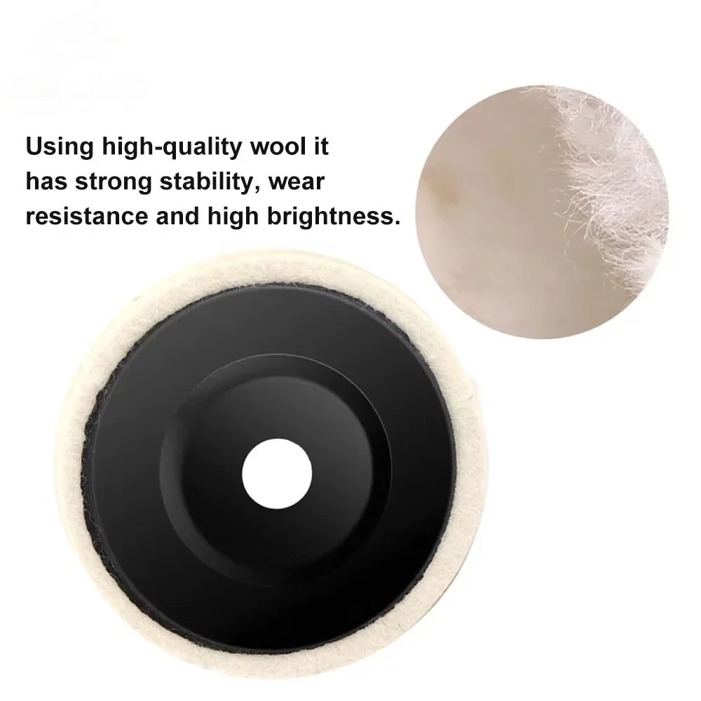 Wool Polishing Wheel Pads – Felt Disc for Metal Marble Glass Polishing Wheel Pad Qme