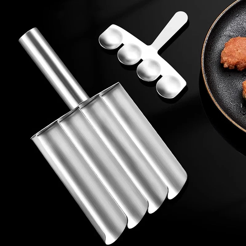 Non-Stick Meatball Maker Spoon – Stainless Steel Easy Release Meatball Maker Spoon Qme