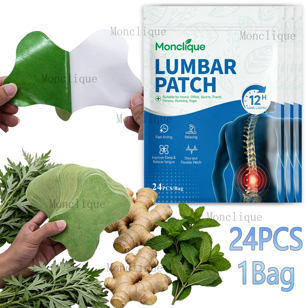 Natural Herb Lumbar Warming Patches – Self-Adhesive Back Stickers Herbal Warming Patch Qst