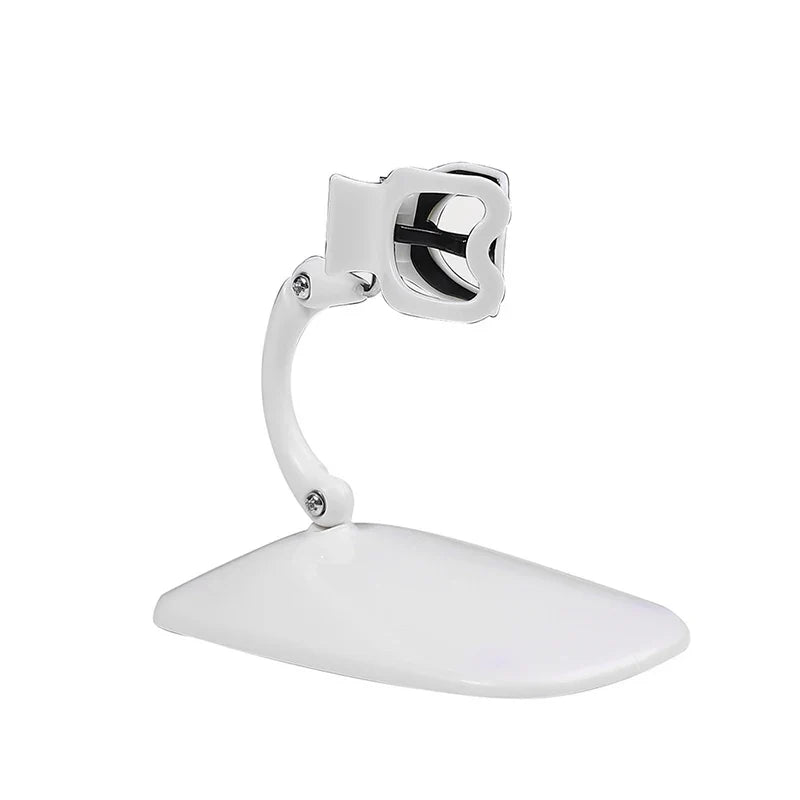 Hands-Free Nail Polish Bottle Stand Holder – DIY Nail Art Nail Polish Holder Qme White