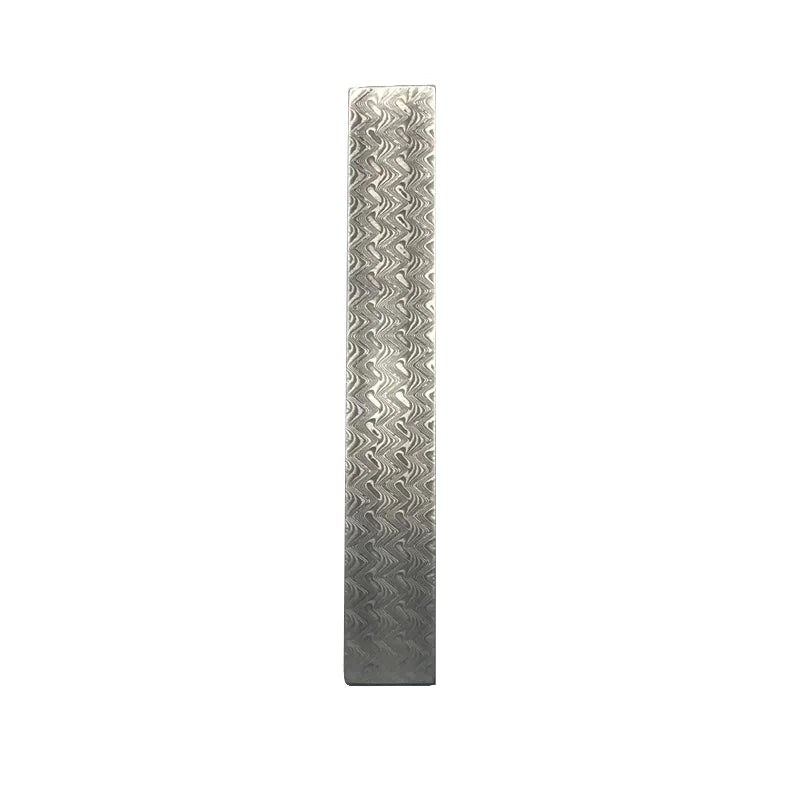 Damascus Steel Billet 22cm Water Wave Pattern – DIY Knife Making Knife Making Billet Qst wave 160x30x3mm