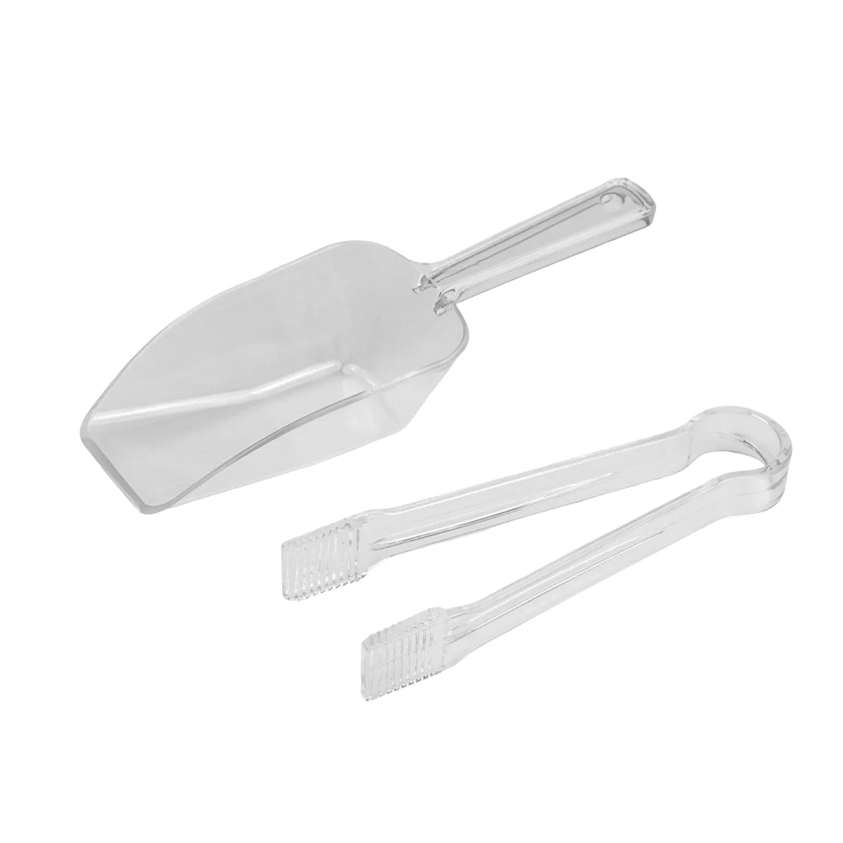 Transparent Acrylic Serving Tongs – Ice, Bread & Food Clip Acrylic Serving Tongs Qme