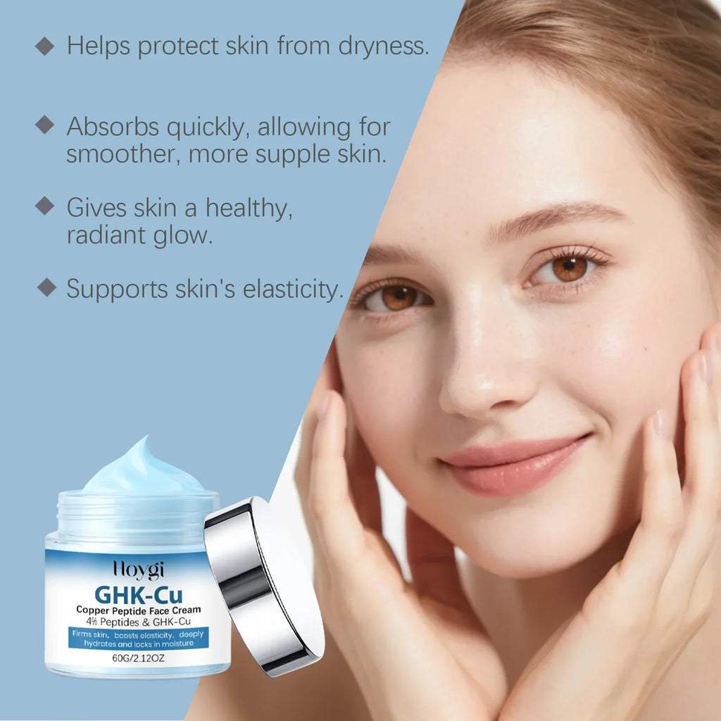 Copper Peptide Face Cream Serum – Firming & Hydrating Face Cream Serum Qme