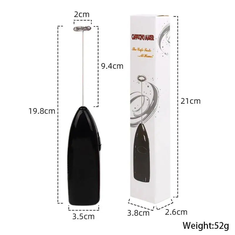 Portable Electric Handheld Egg Whisk – Ergonomic Handle Electric Handheld Whisk Qme white