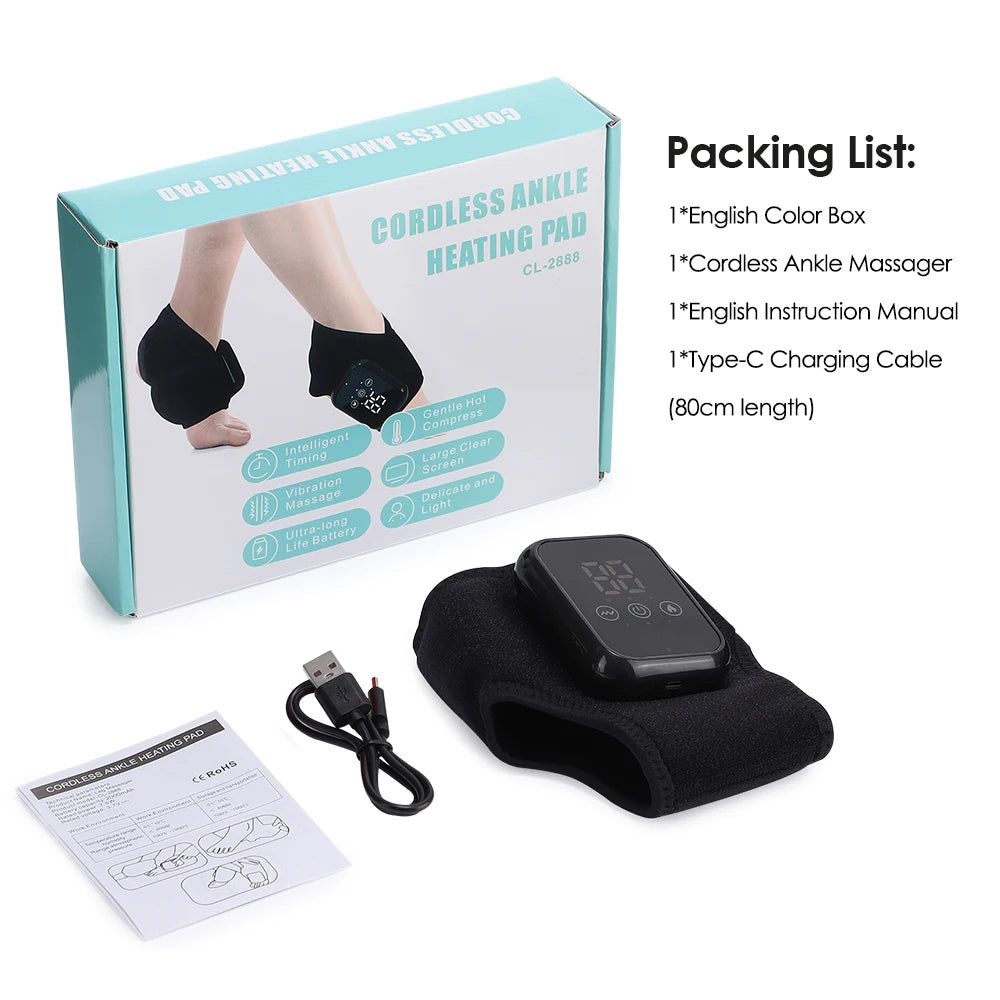 PAQIN USB Electric Foot Warmer – Plush Heated Slipper Pad Electric Foot Warmer Qst 1pcs black