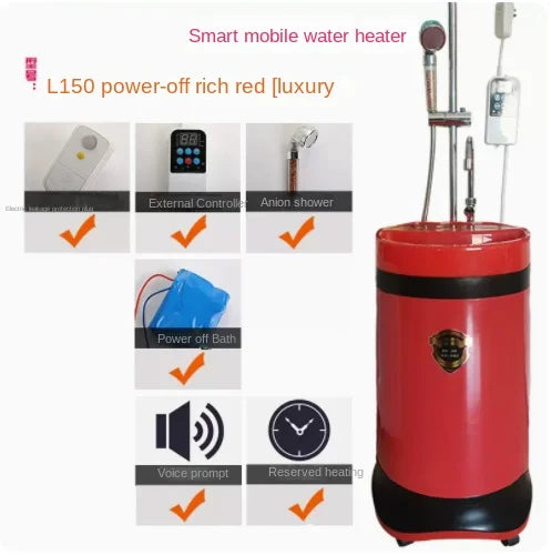Electric Mobile Water Heater Smart Integrated Storage Shower Electric Water Heater Qst 8