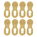 12-Speed Bike Chain Missing Link Connectors – Steel, 4 Pairs Bike Chain Connector Qme YELLOW