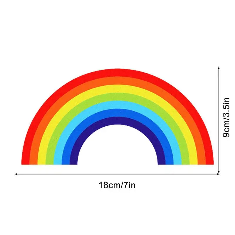 Rainbow Car Sticker – Waterproof Windshield Wiper Decal Automotive Decal Qst