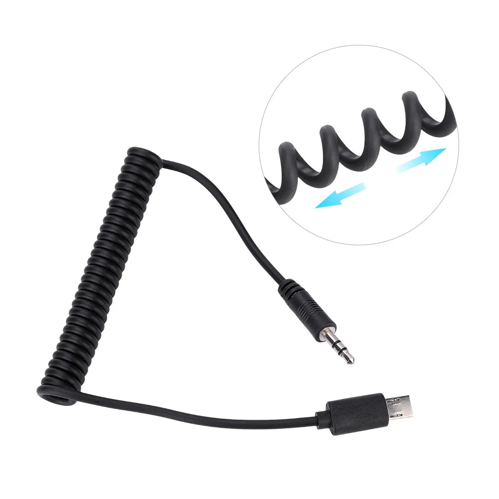 RM-VPR1 Shutter Release Cable 3.5mm/2.5mm for Sony A7III A9 Camera Remote Cable Qst