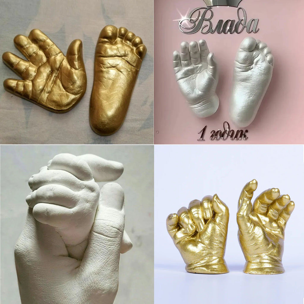 Baby 3D Hand & Foot Clone Casting Kit – Milestone Keepsake Baby Casting Kit Qst