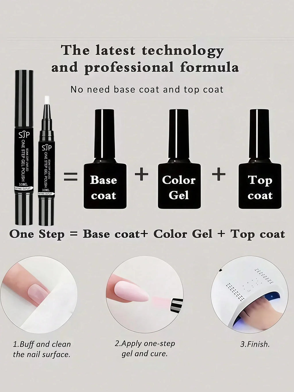 Purple Cat Eye One-Step UV Gel Nail Polish – No Base Coat UV Gel Nail Polish Qme