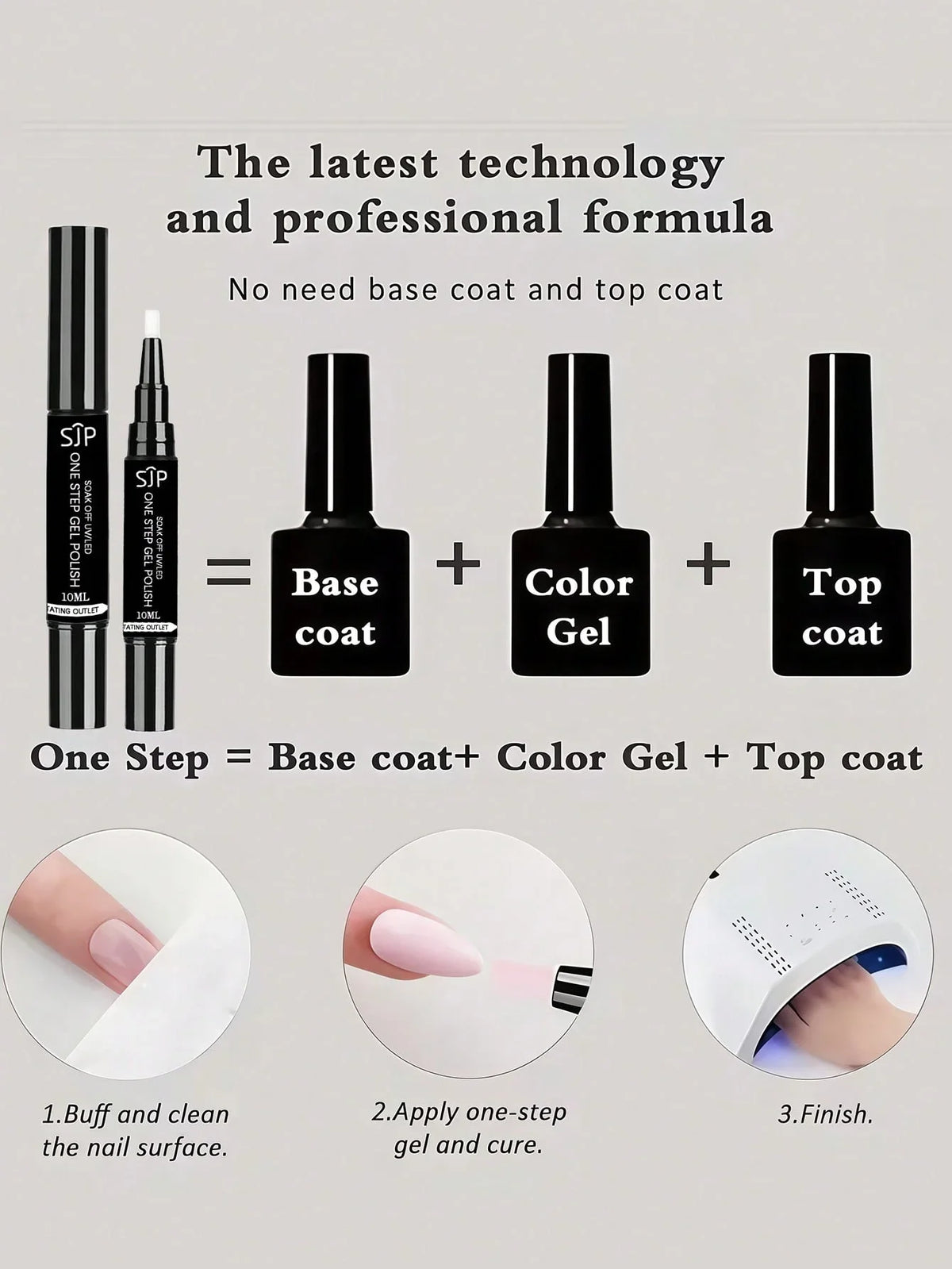 Purple Cat Eye One-Step UV Gel Nail Polish – No Base Coat UV Gel Nail Polish Qme