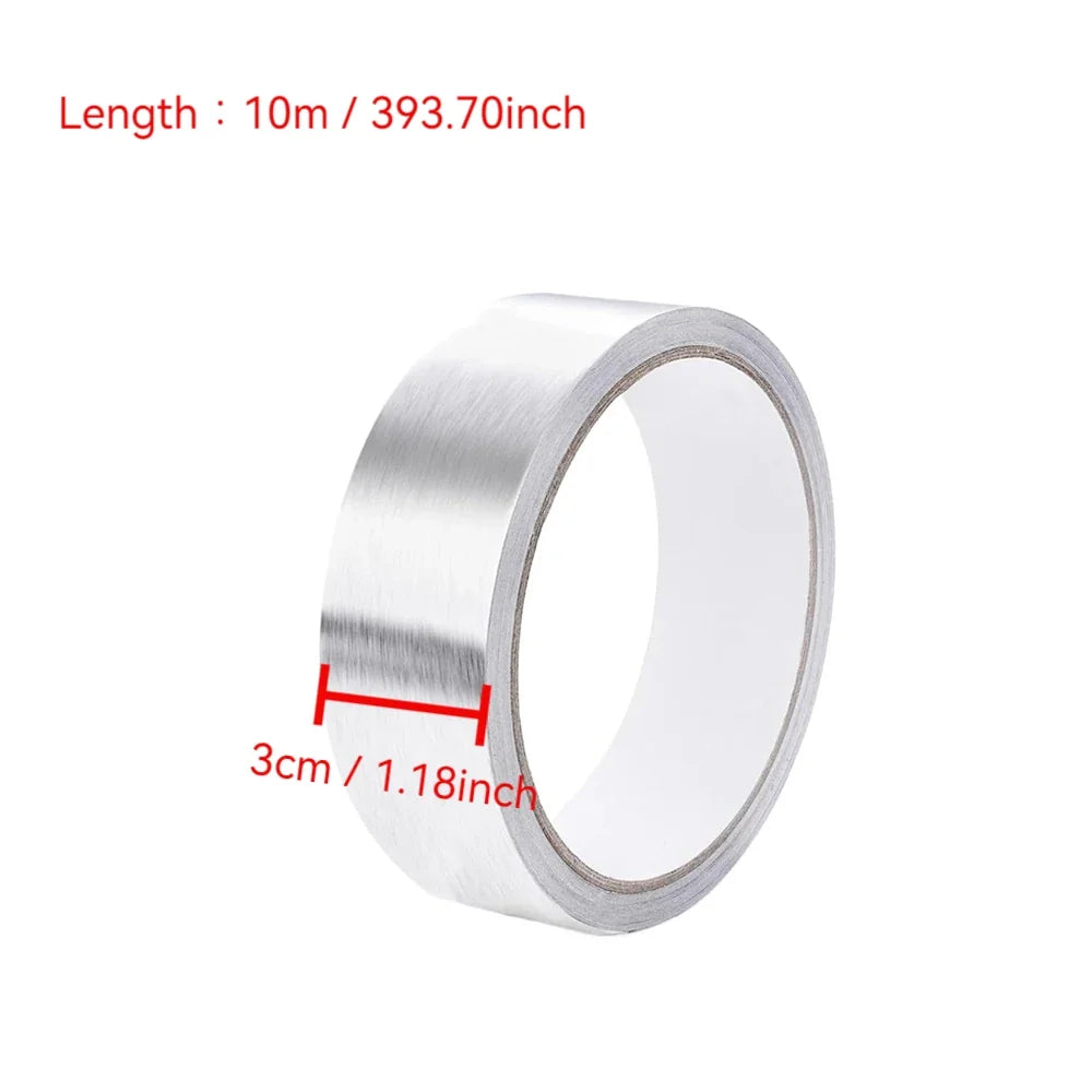 Aluminum Foil Tape Waterproof Self-Adhesive Kitchen Seal Strip Kitchen Seal Tape Qme 3cmX10m 2pcs