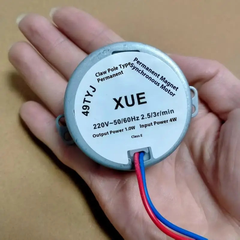 49TYJ 220V 4W Synchronous Motor – Shaking Head Fan Replacement Synchronous Motor Qme