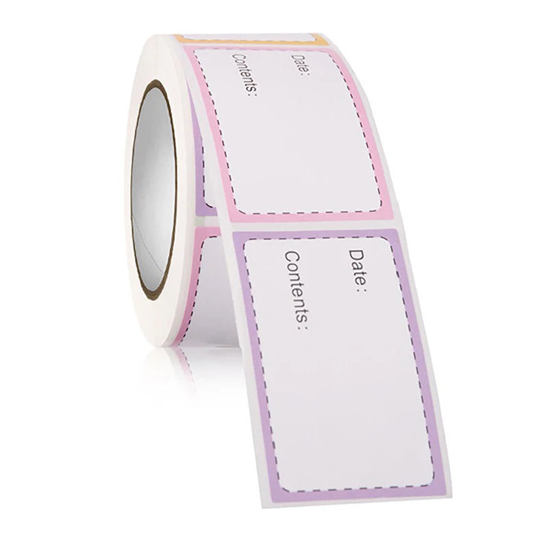 250Pcs Self-Adhesive Food Storage Date Labels | Freezer Stickers Food Storage Labels Qst