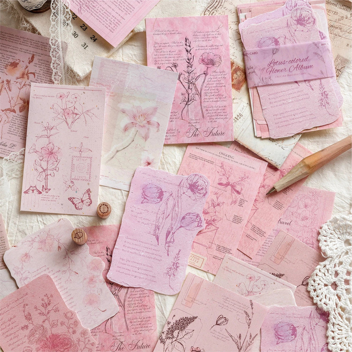 Vintage Aesthetic Scrapbooking Paper – Junk Journal Supplies Pack Scrapbooking Paper Pack Qme