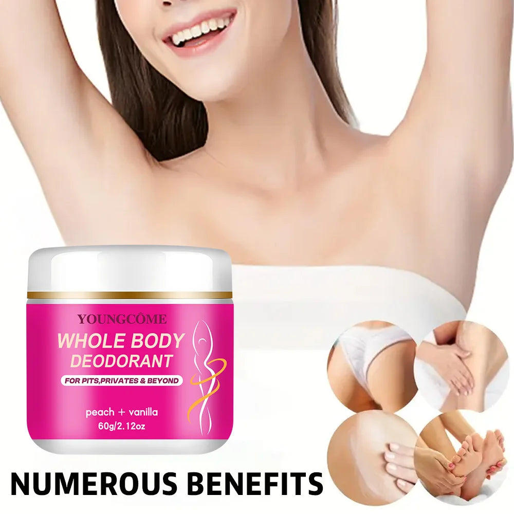 Underarm Deodorant Cream – Long-Lasting Antiperspirant 60g Deodorant Cream Qst