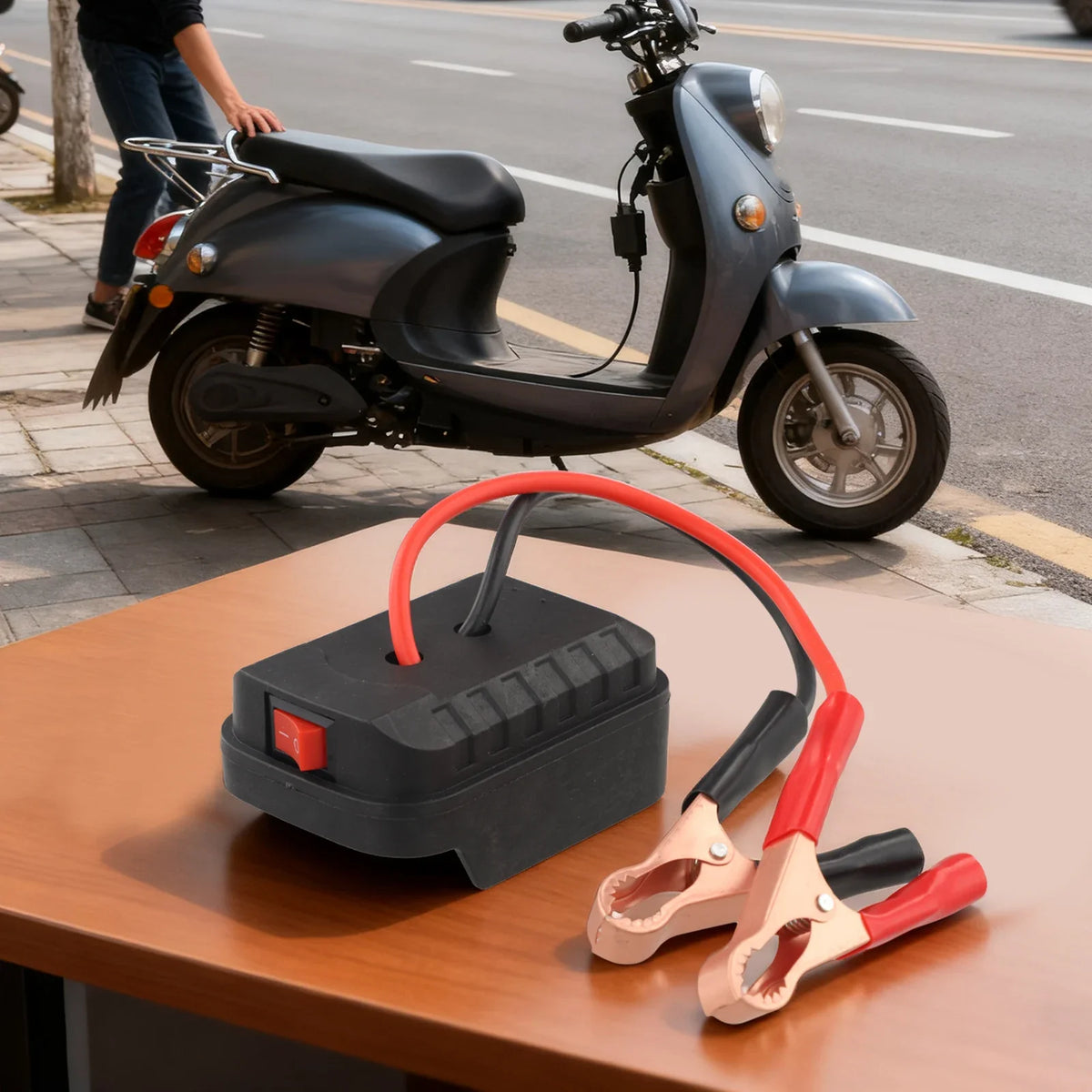 Lithium Car Battery Jump Starter – Dual USB Ports Car Jump Starter Qme