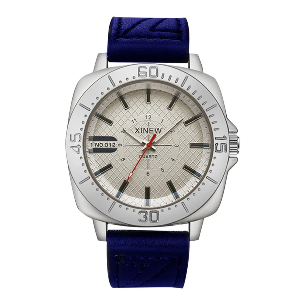 Men's Minimalist Business Leather Strap Quartz Watch Men's Quartz Watch Qme