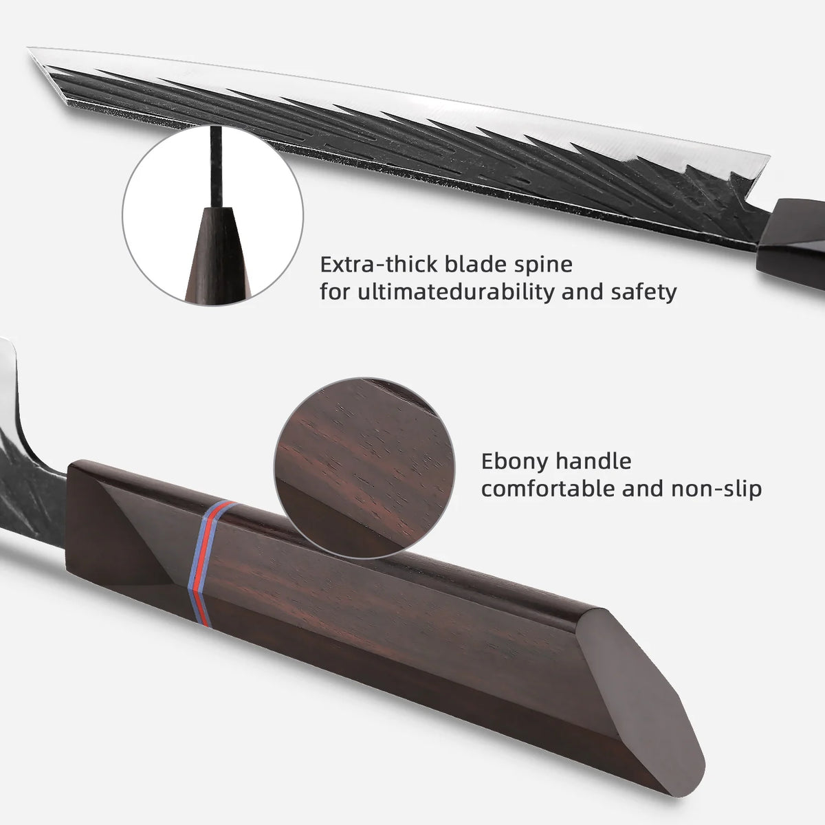 Xituo 6-Piece High Carbon Steel Kitchen Knife Set – Ultra Sharp Kitchen Knife Set Qst