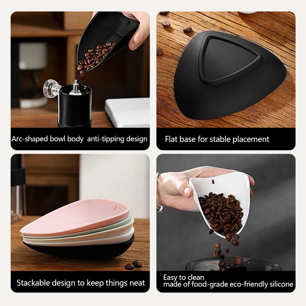 BINCOO Silicone Coffee Dosing Tray, Digital Scale & Storage Rack Espresso Dosing Station Qst