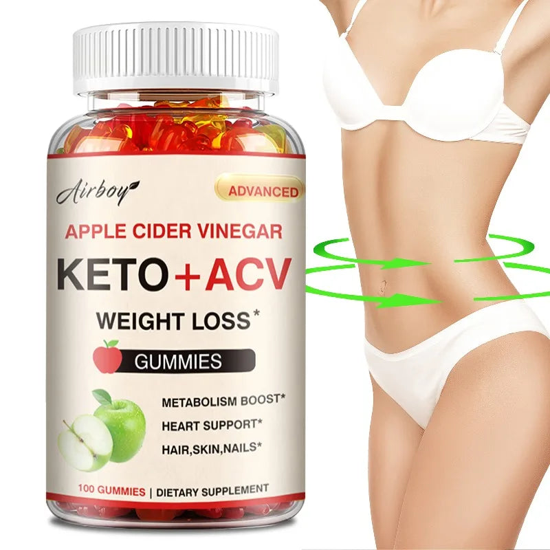 Keto + ACV Gummies – Metabolism, Digestion & Energy Dietary Supplement Gummies Qst