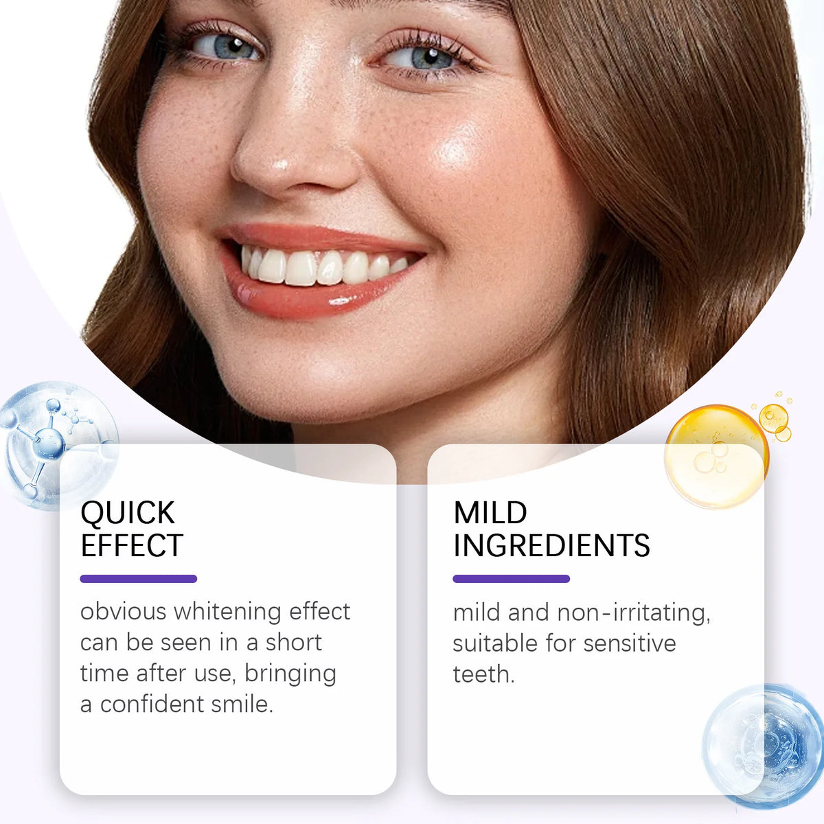 Oralhoe Teeth Whitening Strips – Natural Gel, 7/14/21 Pcs Teeth Whitening Strips Qst