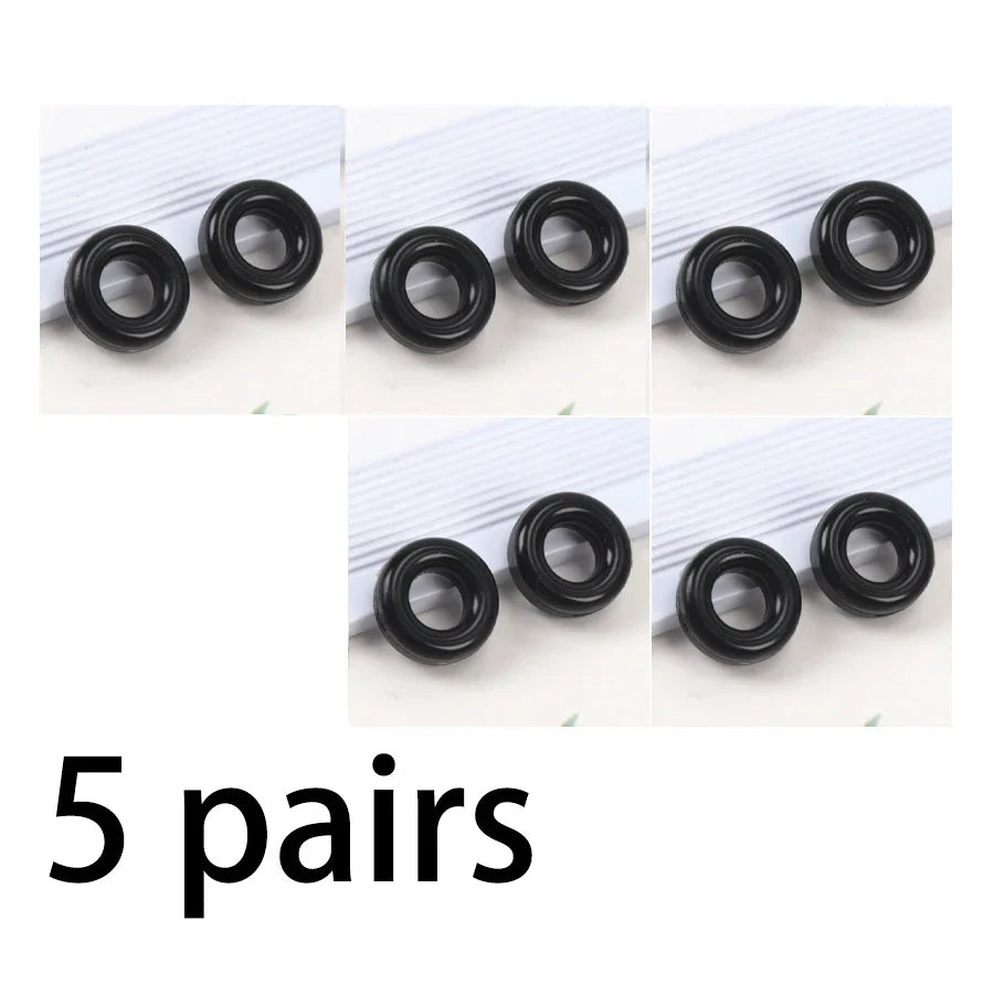 Silicone Anti-Slip Glasses Ear Hooks – 5 Pairs, 8 Colors Glasses Ear Hooks Qme B4