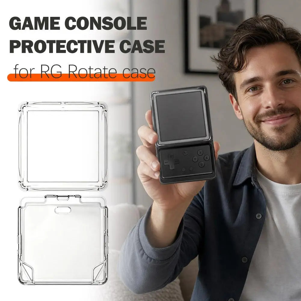 TPU Protective Case for RG Rotate – Shockproof & Anti-Scratch Gaming Console Case Qme
