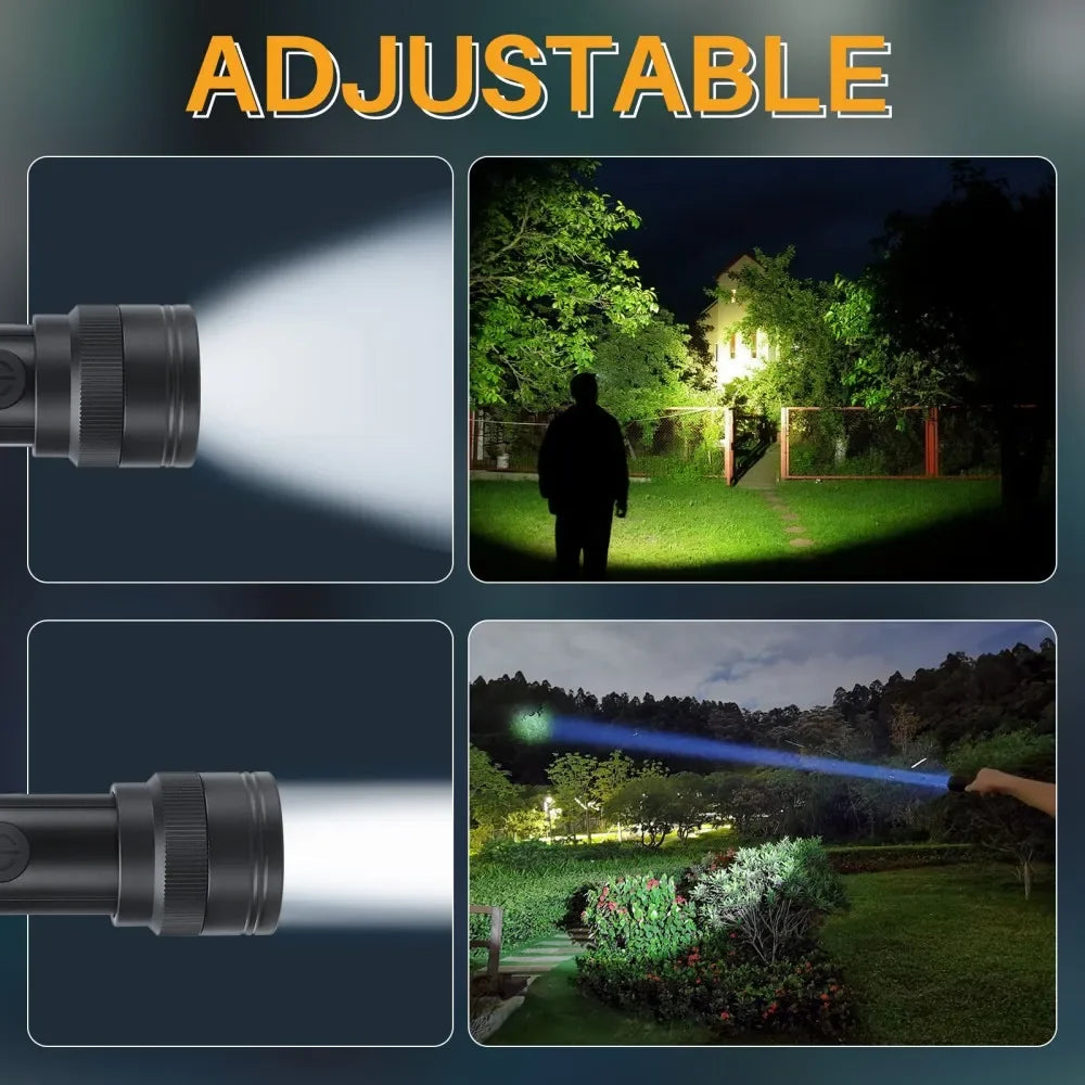 BORUiT ST12 800LM Zoomable LED Flashlight | Type-C Rechargeable LED Flashlight Qst