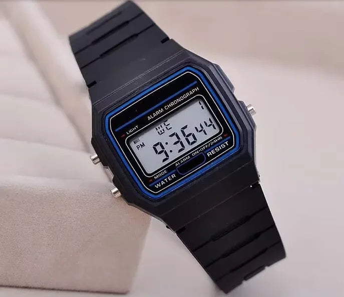 Ultra-Thin Steel Strip LED Watch – Gold & Silver | Qme LED Fashion Watch Qme Other