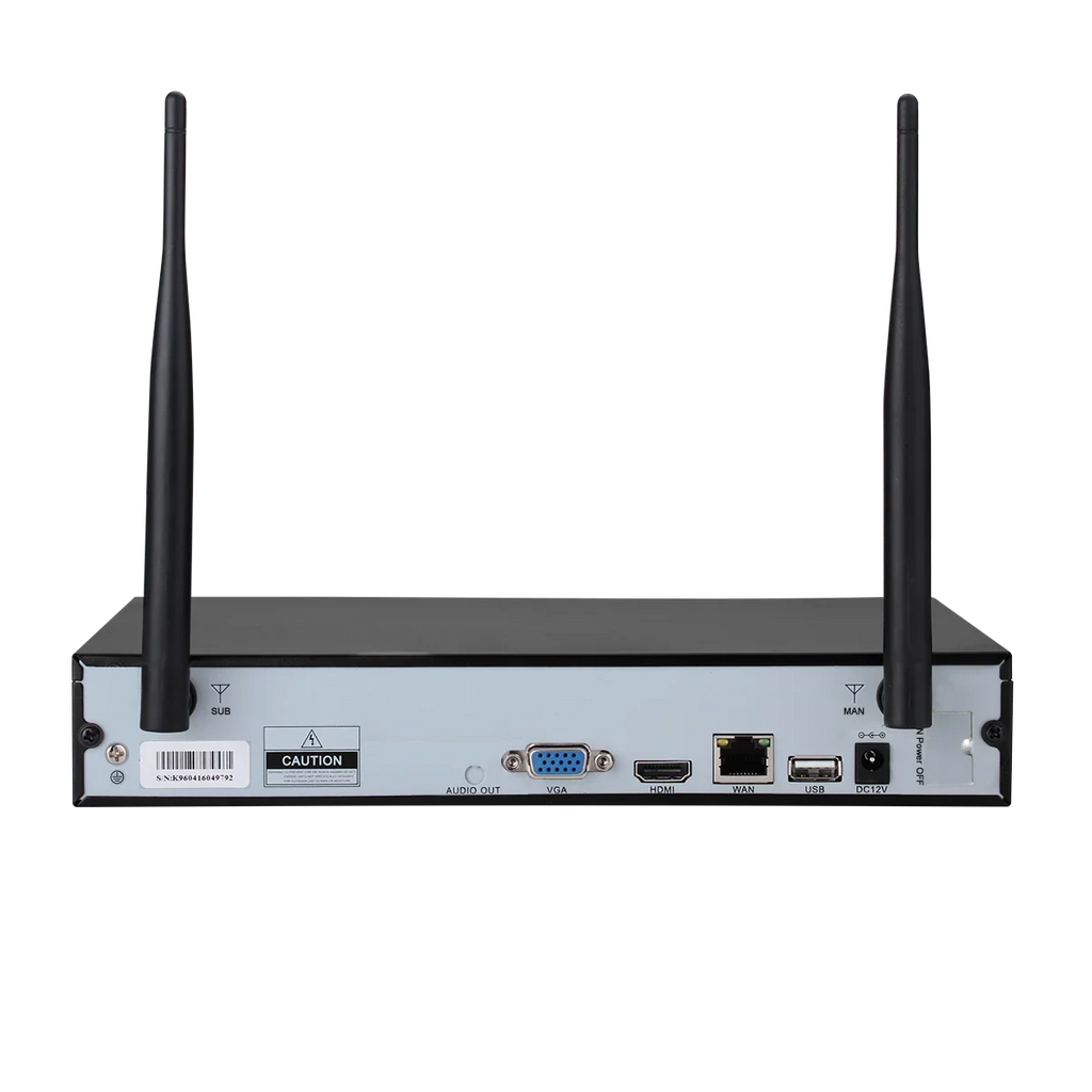 ESCAM WNK404 4CH 1080P Outdoor Wireless Security Camera NVR Wireless Security System Qme