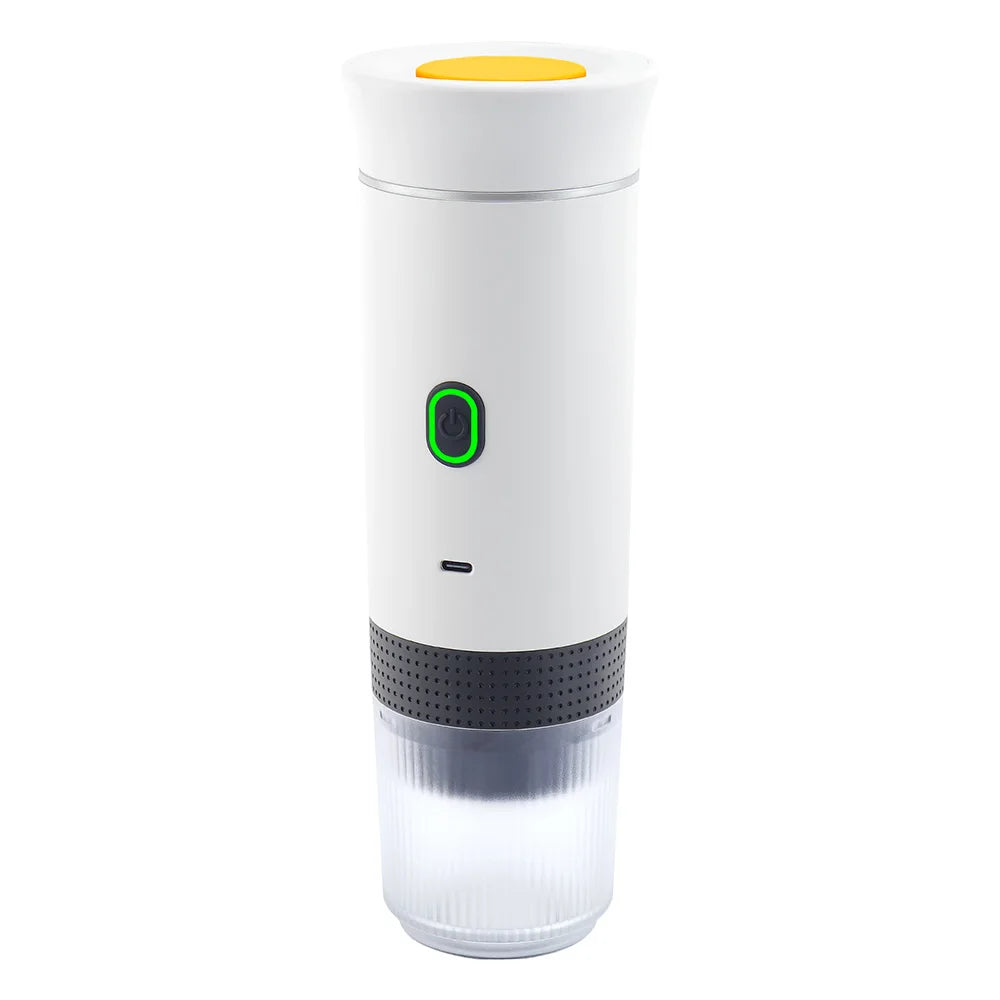 3-in-1 Wireless Portable Capsule Espresso Coffee Maker Portable Espresso Maker Qst White