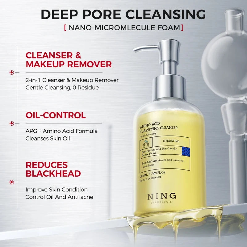 NING DERMOLOGIE Amino Acid Korean Facial Cleanser Facial Cleanser Qme