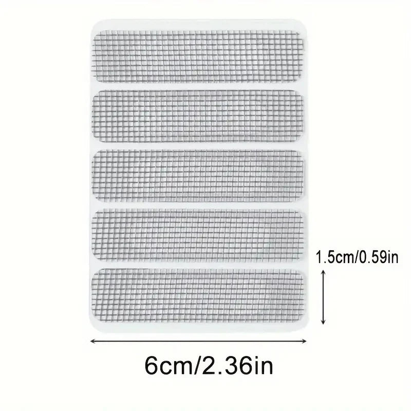 Window Screen Repair Patch Kit – 30 Strips 6 Sheets | Qme Screen Repair Kit Qme