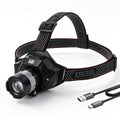 BORUiT A77 LED Headlamp – Motion Sensor & Type-C Rechargeable LED Headlamp Qst A77