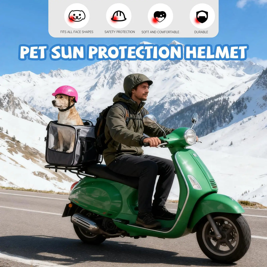 Dog Helmet Headgear Adjustable Strap – Fun Pet Costume Pet Costume Accessory Qme