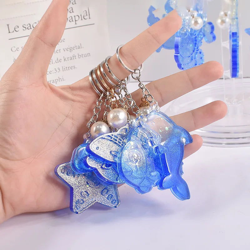 Ocean Series Fish & Seashell Silicone Resin Mold for Earrings Silicone Resin Mold Qme