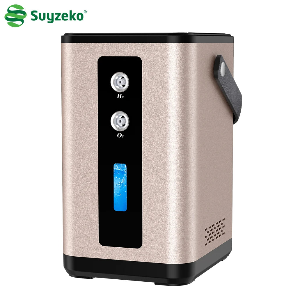 Suyzeko H2 Molecular Hydrogen Inhalation Machine 150–3600ml Hydrogen Inhalation Machine Qst 450ML gold