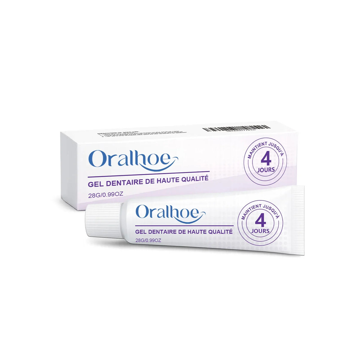 Oralhoe Denture Adhesive Gel – Long-Lasting False Teeth Fixation Denture Adhesive Gel Qme 28g