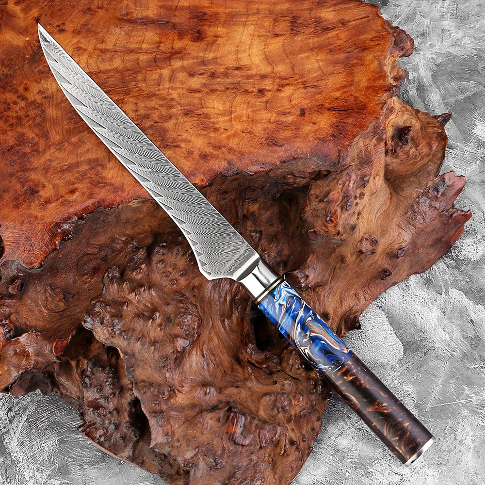 XITUO 6-Inch Damascus Steel Boning & Fillet Knife Boning Knife Qst
