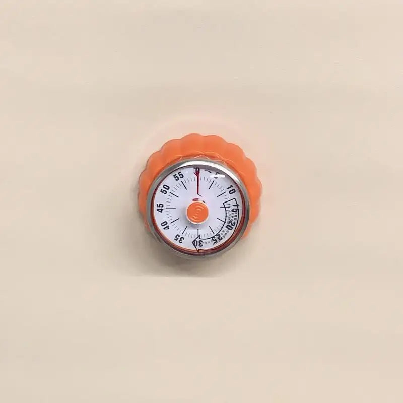Pumpkin Mechanical Kitchen Timer – Battery-Free 60-Min Countdown Mechanical Kitchen Timer Qme A