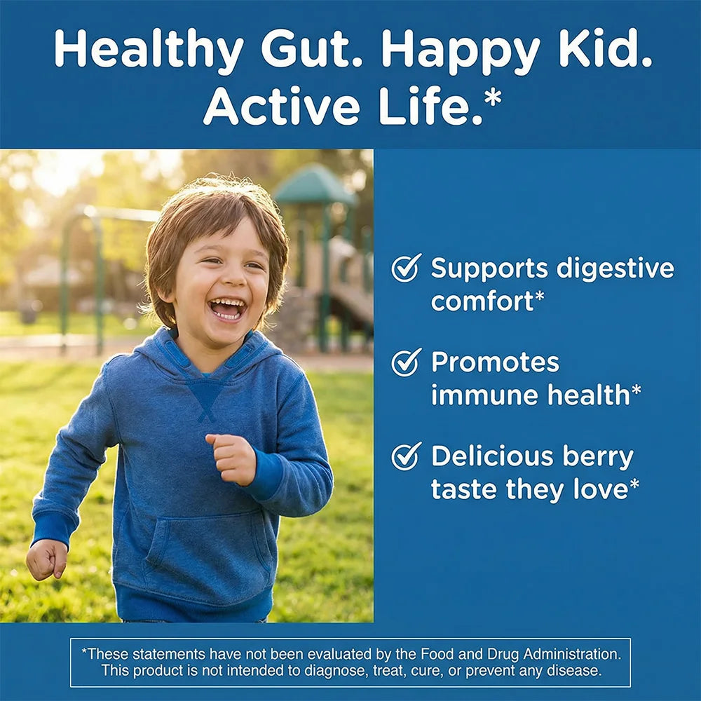 DETOXXTRA Probiotic Gummies 2.5B CFU – Family Berry Supplement Probiotic Gummies Qst