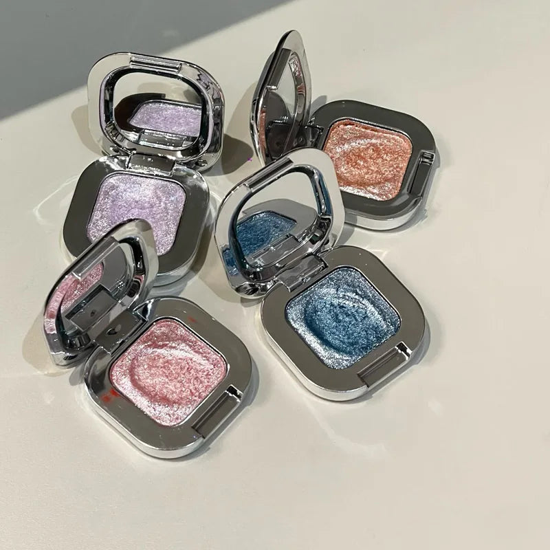 HERORANGE Square Highlighter Powder – Creamy Soft Glow, 5 Shades Highlighter Powder Qme