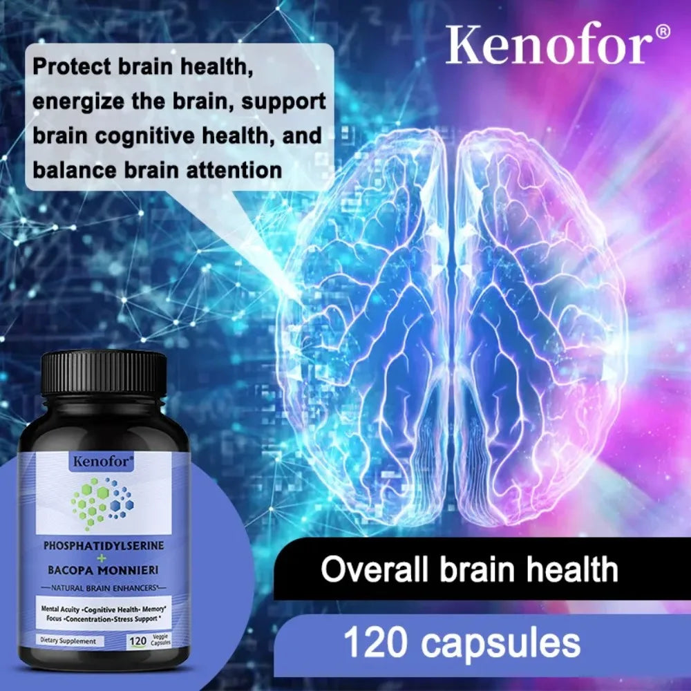 Phosphatidylserine Capsules – Brain Focus & Memory Support Brain Health Supplement Qst