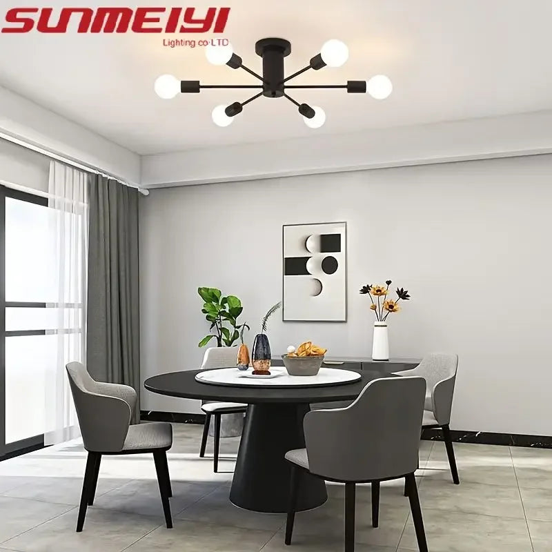 Nordic Minimalist Chandelier | Modern Ceiling Light Fixture Modern Chandelier Qme