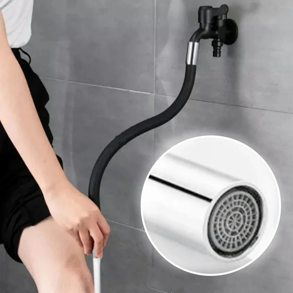Bendable Silicone Faucet Extender Tube | Kitchen & Bathroom Faucet Extender Tube Qme